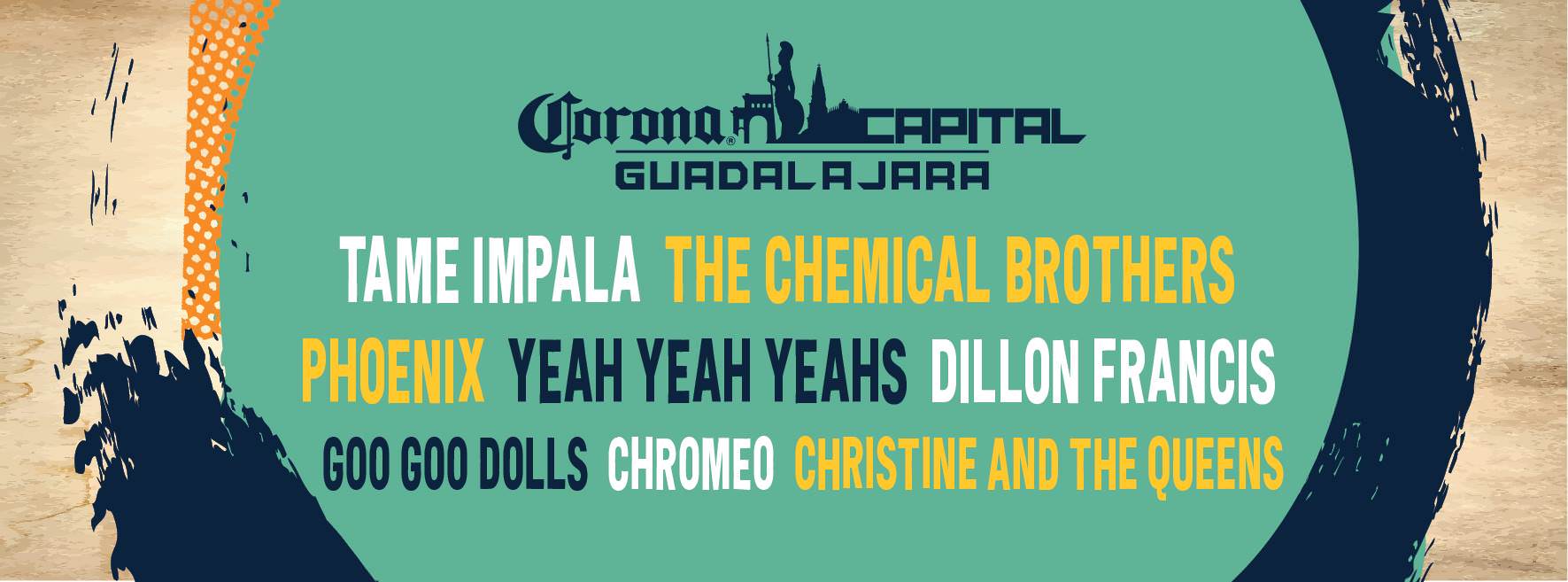 Lineup Corona Capital GDL 2019